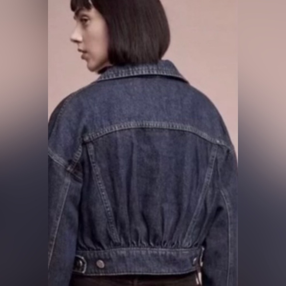 Pilcro and the Letterpress Dark Blue Jean Jacket
